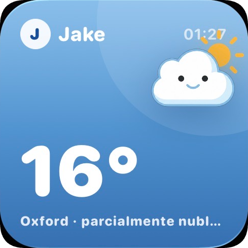 Widget pequeño, Sofía